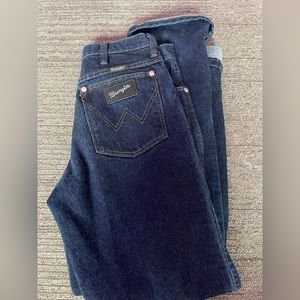 Dark Wash Cowboy Cut Wrangers